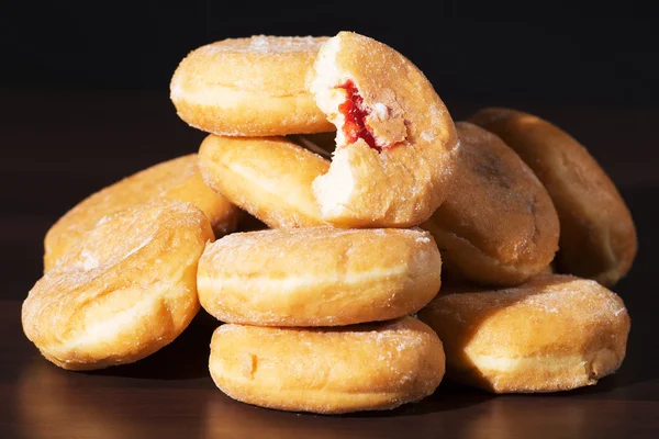 Group of cinnamon donuts  — стокове фото